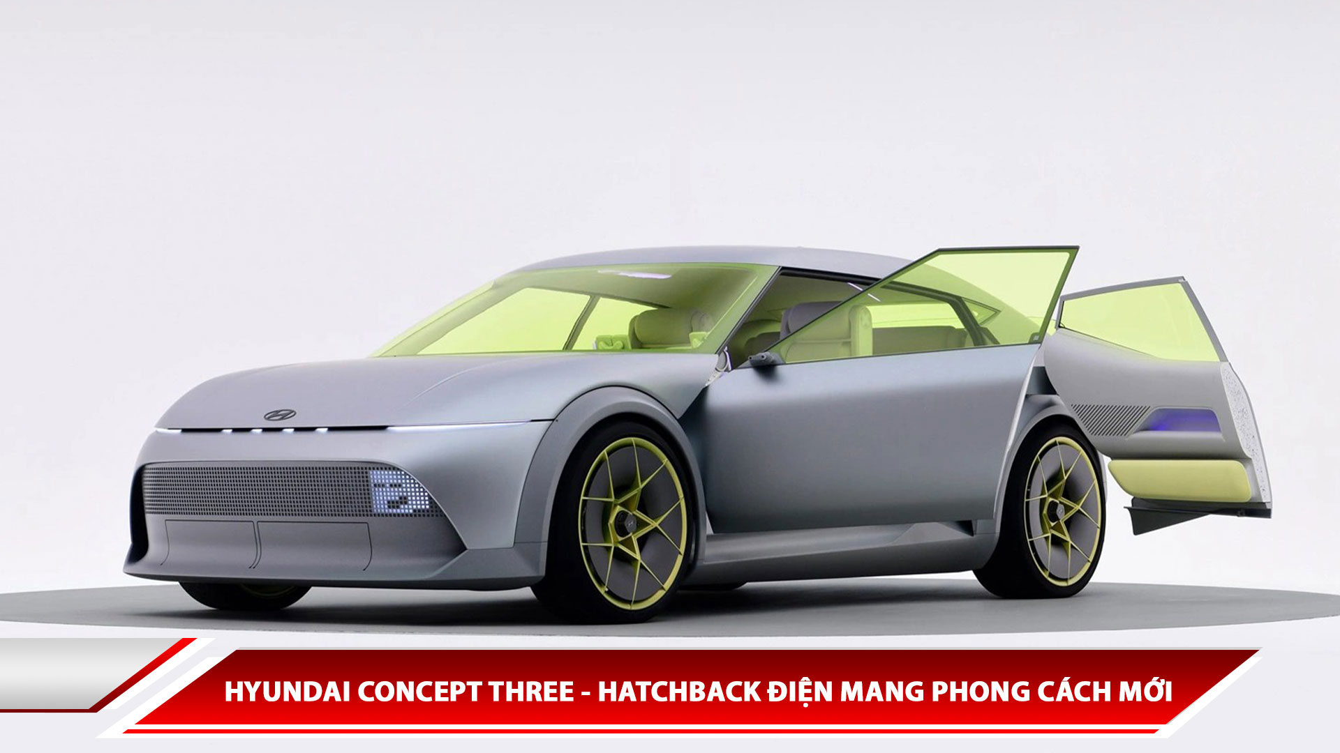 Hyundai Concept Three - Hatchback điện mang phong cách mới